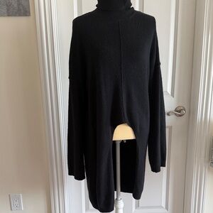 BCBGMaxAzria Black Cowl Neck Sweater